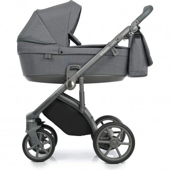 Детская коляска ROAN Bloom 2 в 1 Grey Stripes (рама складывается вместе с прогулочным блоком) 2022 Детская коляска ROAN Bloom 2 в 1 Grey Stripes (рама складывается вместе с прогулочным блоком) 2022