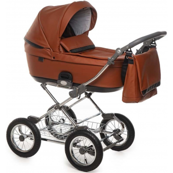 Детская коляска ROAN BLOOM CLASSIC 2 в 1 Cognac (рама хром, прогулка от Bass Soft) Детская коляска ROAN BLOOM CLASSIC 2 в 1 Cognac (рама хром, прогулка от Bass Soft)