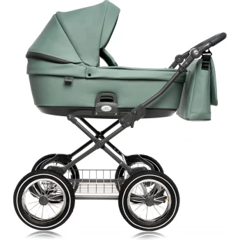Детская коляска ROAN BLOOM CLASSIC 2 в 1 Misty mint (рама крашеная, прогулка от Bass Soft)